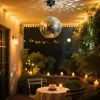 12" Large Disco Mirror Ball – Premium Glass Party & Décor Accent