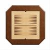 28" Brown Cherry Octagonal Game Table – Classic Wood Gaming Accent With Drawer
