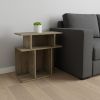 24" Deep Taupe End Table With 6