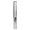 56" Silver Aluminum Cylinder Vase – Sleek Modern Statement
