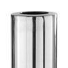 56" Silver Aluminum Cylinder Vase – Sleek Modern Statement