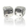 Buffed Aluminum Tabletop Sculpture – Modern Decorative Accent
