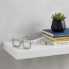 Silver Aluminum Textured Square Eyeglasses Tabletop Sculpture – Modern Whimsical Accent