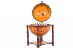 Walnut Solid Wood Game Sculpture – Hand‑Painted Tabletop Decorative Accent