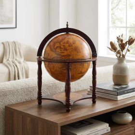 Walnut Solid Wood Game Sculpture – Hand‑Painted Tabletop Decorative Accent