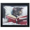 9" X 11" Kitty Cat To Kill A Mockingbird Black Acrylic Framed Art
