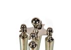 Silver Aluminum Desk Accessory Set – Magnifying Glass, Letter Opener, Bottle Opener & Candle Snuffer