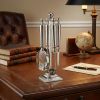 Silver Aluminum Desk Accessory Set – Magnifying Glass, Letter Opener, Bottle Opener & Candle Snuffer