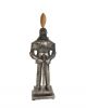 Medieval Tin Armor Figurine – Handcrafted Antique Decorative Tabletop Accent