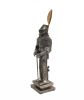 Medieval Tin Armor Figurine – Handcrafted Antique Decorative Tabletop Accent