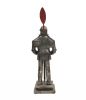 Medieval Tin Armor Figurine – Handcrafted Antique Decorative Tabletop Accent
