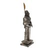 Medieval Tin Armor Figurine – Handcrafted Antique Decorative Tabletop Accent