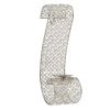 16" Gold Swirling Wall Sconce – Faux Crystal Decorative Accent