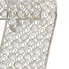 16" Gold Swirling Wall Sconce – Faux Crystal Decorative Accent