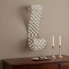 16" Gold Swirling Wall Sconce – Faux Crystal Decorative Accent