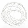 Silver Metal Circle Hanging Dimensional Sculpture – Modern Wall Art