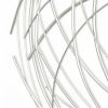Silver Metal Circle Hanging Dimensional Sculpture – Modern Wall Art
