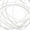 Silver Metal Circle Hanging Dimensional Sculpture – Modern Wall Art