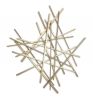 Metal Abstract Linear Strips Wall Sculpture – Modern Handmade Wall Art