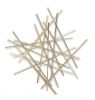 Metal Abstract Linear Strips Wall Sculpture – Modern Handmade Wall Art