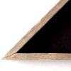 26" X 14" Gray Wood Triangle Hanging Dimensional Sculpture