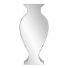 28" Clear Crystal Glass Statement Vase – Modern Elegance