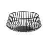 Set Of Two Black Metal Wire Decorative Bowls