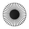 Set Of Two Black Metal Wire Decorative Bowls
