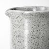 Gray Ceramic Cylinder Urns Jar – Modern Decorative Vase