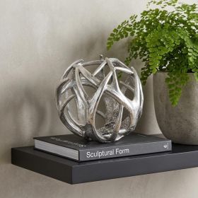 Silver Resin Antler Shaped Sculpture