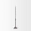 21" Gray Metal Tabletop Sculpture
