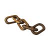 29" Brown Wooden Chain Link Sculpture – Rustic Hand‑Carved Decorative Accent