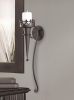 Vintage Gothic Torch-Style Candle Wall Sconce – Ornate Iron Wall Accent
