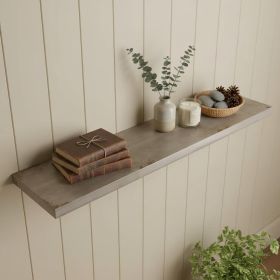 Solid Wood Wall Mounted Shelving Unit – Minimal Decorative Storage