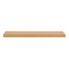 43" Natural Light Brown Wooden Floating Shelf