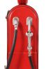 Red Metal Gas Pump Clock Sculpture