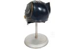 Black Panther Warrior King Helmet Collectible with Display Stand – Gold & Black Finish