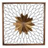 30" X 2" Black Iron Square Framed Art