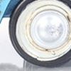 Blue & White Metal Volkswagen Bus Sculpture – Retro Decorative Figurine