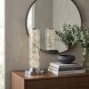 13" Silver Metal Column LED Table Lamp