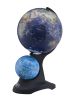 Illuminated Dual Globe – Modern Polyresin Decorative Accent
