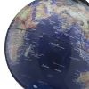 Illuminated Dual Globe – Modern Polyresin Decorative Accent