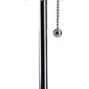 Silver Crystal Glow Drum Bedside Lamp