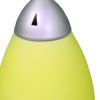 11" Yellow and Silver Rocket Shaped Bedside Lamp