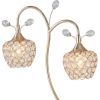 Golden Bloom Dual‑Glow Bedside Lamp