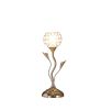 Rose Gold Crystal Bloom Bedside Lamp