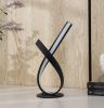 17" Black Bedside LED Table Lamp