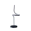 22" Black Modern Glow LED Bedside Lamp