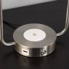 Silver Clip Globe USB Charging Table Lamp
