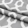84" Gray Trellis Blackout Window Curtain Panel